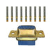 205483-2 by TE Connectivity Aerospace, Defense and Marine - CONNECTOR D-SUB RCPT 9POS CRIMP