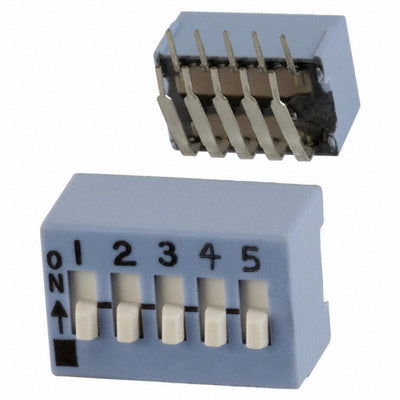 206-5RAST by CTS Electrocomponents - SWITCH SLIDE DIP SPST 50MA 24V