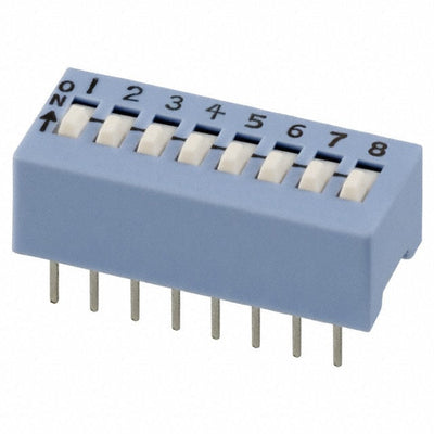 206-8 by CTS Electrocomponents - SWITCH SLIDE DIP SPST 50MA 24V