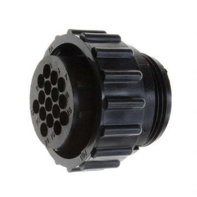 206037-3 by TE Connectivity AMP Connectors - CONNECTOR PLG HSG FMALE 16POS INLINE