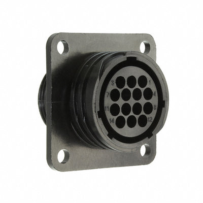 206043-1 by TE Connectivity AMP Connectors - CONNECTOR RECPT HSG FMALE 14POS PNL MT