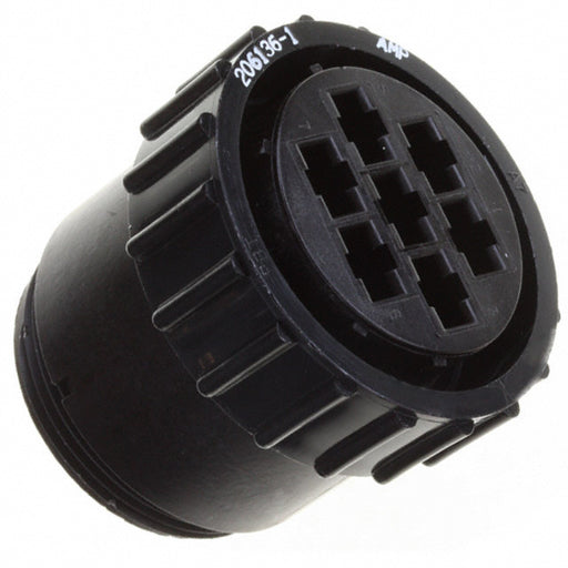 206136-1 by TE Connectivity AMP Connectors - CONNECTOR PLG HSG FMALE 7POS INLINE