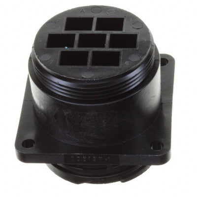 206137-1 by TE Connectivity AMP Connectors - CONNECTOR RECPT HSNG MALE 7POS PNL MT