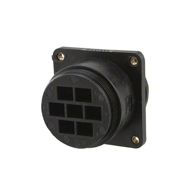206137-5 by TE Connectivity AMP Connectors - CONNECTOR RECPT HSNG MALE 7POS PNL MT