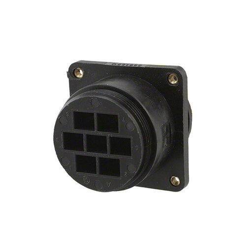206137-5 by TE Connectivity AMP Connectors - CONNECTOR RECPT HSNG MALE 7POS PNL MT