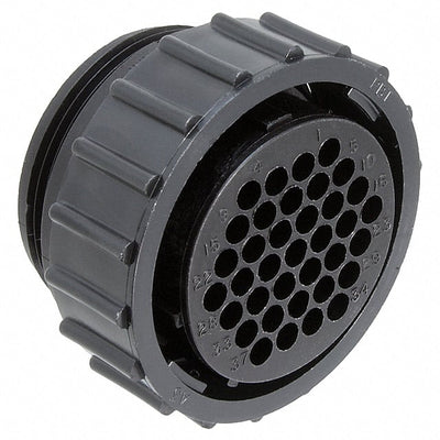 206150-2 by TE Connectivity AMP Connectors - CONNECTOR PLG HSG FMALE 37POS INLINE