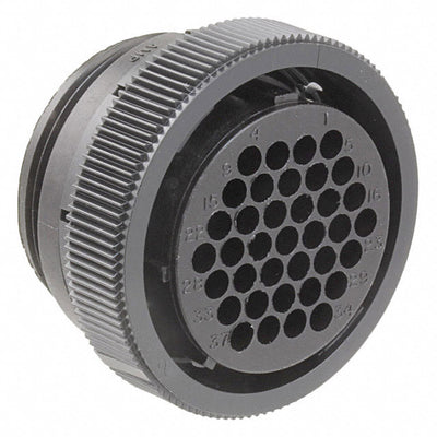 206150-3 by TE Connectivity AMP Connectors - CONNECTOR PLG HSG FMALE 37POS INLINE