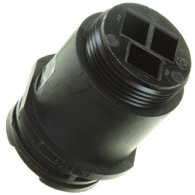 206207-1 by TE Connectivity AMP Connectors - CONNECTOR RECPT HSG MALE 3POS INLINE