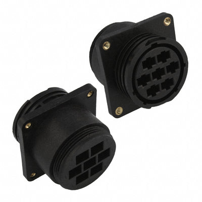 206227-6 by TE Connectivity AMP Connectors - CONNECTOR RECPT HSG FMALE 7POS PNL MT