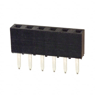 2063-06-01-P2 by NorComp Inc. - CONNECTOR RECPT 6POS 0.079 GOLD PCB