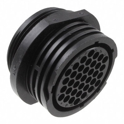 206306-4 by TE Connectivity AMP Connectors - CONNECTOR RCP HSG FMALE 37POS INLINE