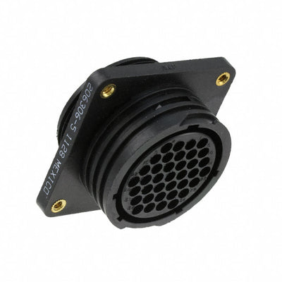 206306-5 by TE Connectivity AMP Connectors - CONNECTOR RECPT HSG FMALE 37POS PNL MT