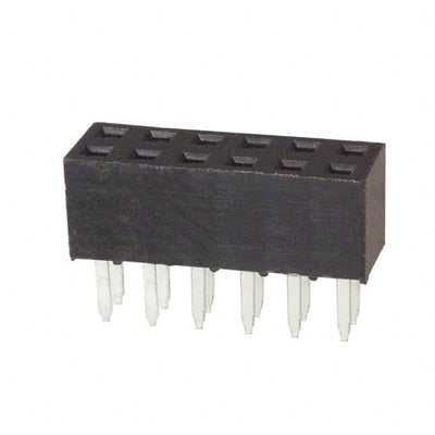 2064-12-01-P2 by NorComp Inc. - CONNECTOR RECPT 12POS 0.079 GOLD PCB