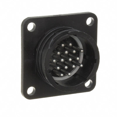 206404-2 by TE Connectivity AMP Connectors - CONNECTOR RECPT MALE 16P TIN SLDR CUP