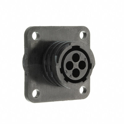 206430-1 by TE Connectivity AMP Connectors - CONNECTOR RECPT HSNG FMALE 4POS PNL MT