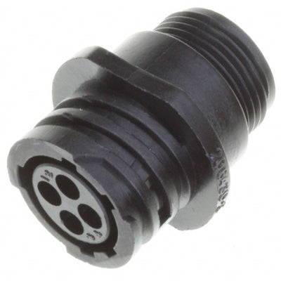 206430-2 by TE Connectivity AMP Connectors - CONNECTOR RECPT HSG FMALE 4POS INLINE