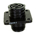 206430-3 by TE Connectivity AMP Connectors - CONNECTOR RECPT HSNG FMALE 4POS PNL MT