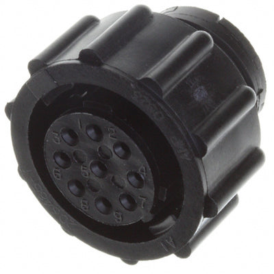 206485-1 by TE Connectivity AMP Connectors - CONNECTOR PLUG HSG FMALE 9POS INLINE