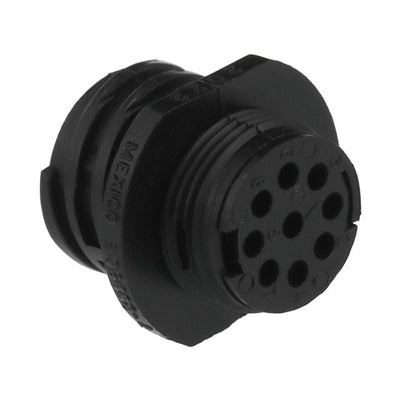 206486-2 by TE Connectivity AMP Connectors - CONNECTOR RECPT HSNG MALE 9POS INLINE
