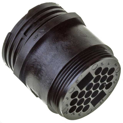 206613-3 by TE Connectivity AMP Connectors - CONNECTOR RECPT HSG MALE 22POS INLINE