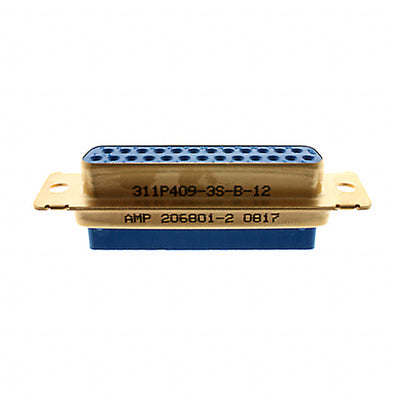 206801-2 by TE Connectivity Aerospace, Defense and Marine - CONNECTOR D-SUB RCPT 25POS CRIMP