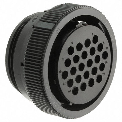 206837-3 by TE Connectivity AMP Connectors - CONNECTOR PLG HSG FMALE 24POS INLINE
