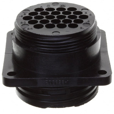 206838-3 by TE Connectivity AMP Connectors - CONNECTOR RECPT HSNG MALE 24POS PNL MT