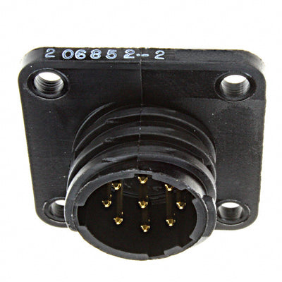 206852-2 by TE Connectivity AMP Connectors - CONNECTOR RECPT MALE 9POS GOLD SOLDER
