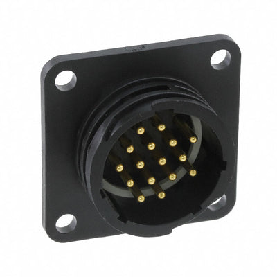 207292-2 by TE Connectivity AMP Connectors - CONNECTOR RECPT MALE 16POS GOLD SOLDER