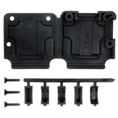 207345-1 by TE Connectivity AMP Connectors - CONNECTOR BACKSHELL 25P 90/180DEG BLK