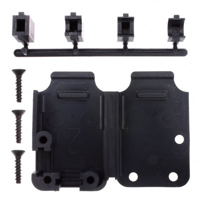 207470-1 by TE Connectivity AMP Connectors - CONNECTOR BACKSHELL 15P 90/180DEG BLK
