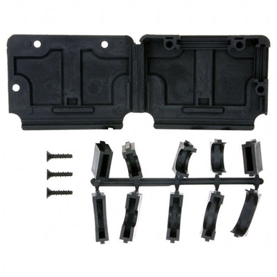 207473-2 by TE Connectivity AMP Connectors - CONNECTOR BACKSHELL 37P 90/180DEG BLK