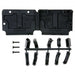 207473-2 by TE Connectivity AMP Connectors - CONNECTOR BACKSHELL 37P 90/180DEG BLK