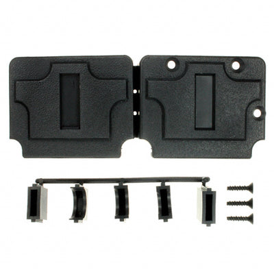 207476-1 by TE Connectivity AMP Connectors - CONNECTOR BACKSHELL 50P 90/180DEG BLK