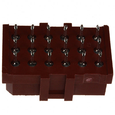 207530-4 by TE Connectivity AMP Connectors - CONNECTOR HDR 18POS 0.197 GOLD PCB