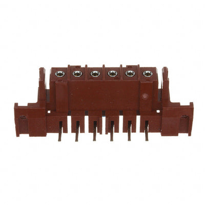 207610-3 by TE Connectivity AMP Connectors - CONNECTOR HDR 6POS 0.197 GOLD PCB R/A