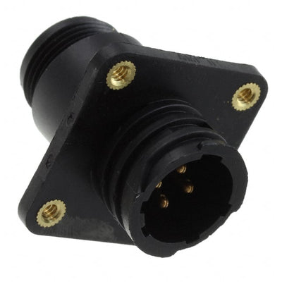 207825-1 by TE Connectivity AMP Connectors - CONNECTOR RECPT MALE 4POS GOLD SOLDER