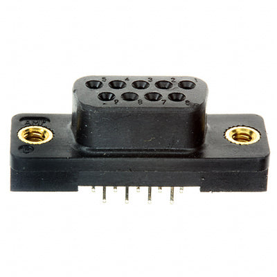 207841-4 by TE Connectivity AMP Connectors - CONNECTOR D-SUB RCPT 9POS VERT SLDR