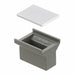 20809295 by Schroff - HANDLE 4HP VME PLASTIC GRAY