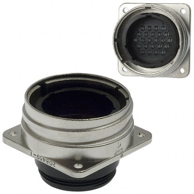 208459-1 by TE Connectivity AMP Connectors - CONNECTOR RECPT HSNG MALE 24POS PNL MT