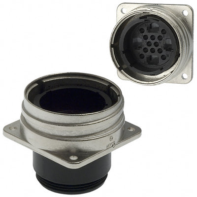 208479-1 by TE Connectivity AMP Connectors - CONNECTOR RECPT HSG MALE 16POS PNL MT