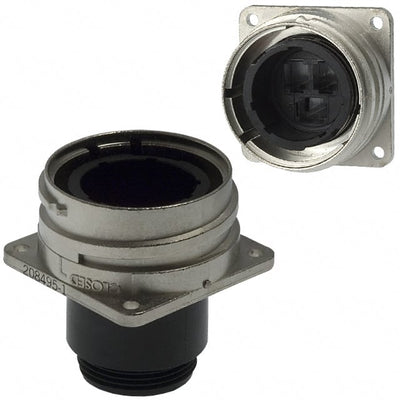 208495-1 by TE Connectivity AMP Connectors - CONNECTOR RECPT HSNG MALE 3POS PNL MT