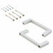 20860258 by Schroff - HANDLE ALUM MTG CTR 3.839"" 2PCS