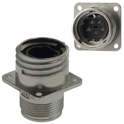 208719-1 by TE Connectivity AMP Connectors - CONNECTOR RECPT HSNG MALE 5POS PNL MNT