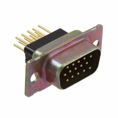 208866-1 by TE Connectivity Aerospace, Defense and Marine - CONNECTOR D-SUB HD PLUG 15P VERT SLDR