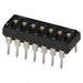 209-7MS by CTS Electrocomponents - SWITCH SLIDE DIP SPST 100MA 20V