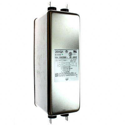 20VQ1 by TE Connectivity Corcom Filters - LINE FILTER 250VAC 20A CHASS MNT