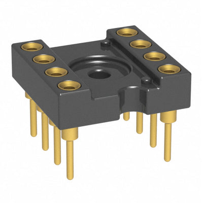 210-13-308-41-001000 by Mill-Max Manufacturing Corp. - CONNECTOR IC DIP SOCKET 8POS GOLD