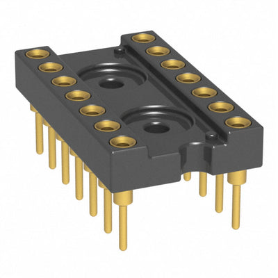 210-13-314-41-001000 by Mill-Max Manufacturing Corp. - CONNECTOR IC DIP SOCKET 14POS GOLD