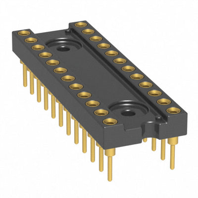 210-13-324-41-001000 by Mill-Max Manufacturing Corp. - CONNECTOR IC DIP SOCKET 24POS GOLD
